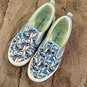 Disney Blue and Silver Stitch Sneakers